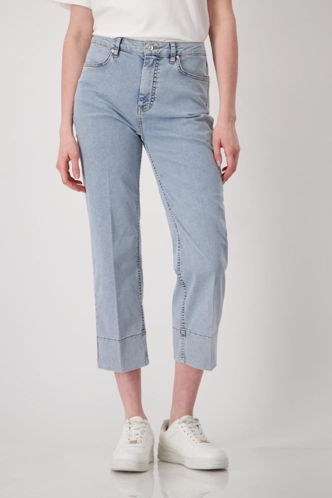 БРЮКИ ДЖИНС MONARI укороченный прямой силуэт с классической посадкой